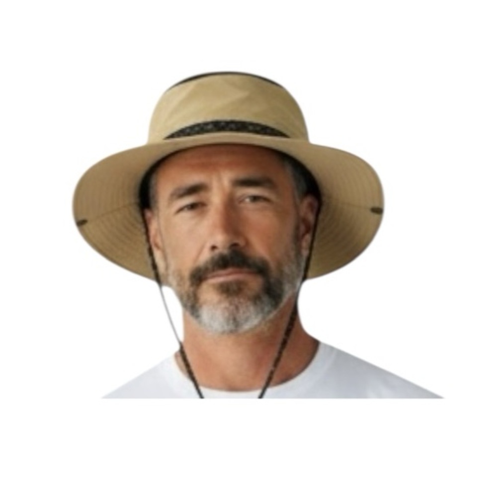 Ozark Trail Men's Tan Outdoors Hat - Picture 8 of 12